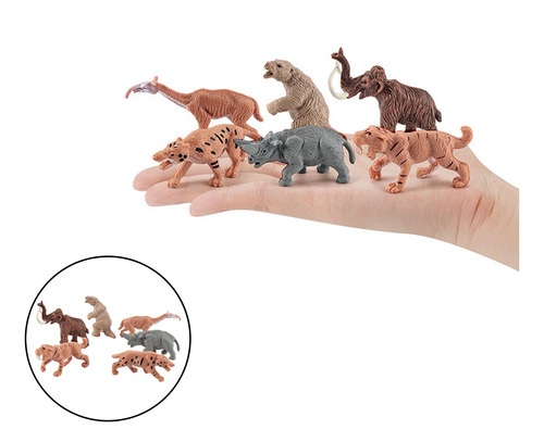 Figuras De Animales De Granja Adorno 6 Animal Prehistórico