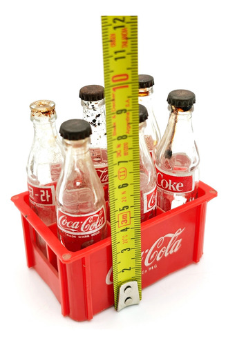 Cajoncito Mini Botellas Retro Publicidad Coca Cola - Bar (Usado)