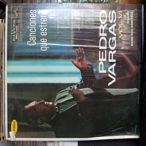 Pedro Vargas Vol Vi Vinyl,lp,acetato 