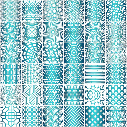 Conjunto De Stencil Geométricos, 36 Piezas, 19.8 Cm