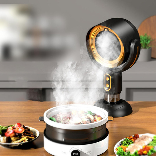 Extrator De Cozinha De Bancada, Mini Exaustor Dourado