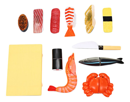 Cartoon Simulation Toy Plastic Japanese Sushi Diy Kitchen