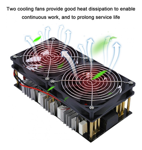 Placa Calefactora Por Inducción De 2500 W, 50 A, Dc, 12-48 V