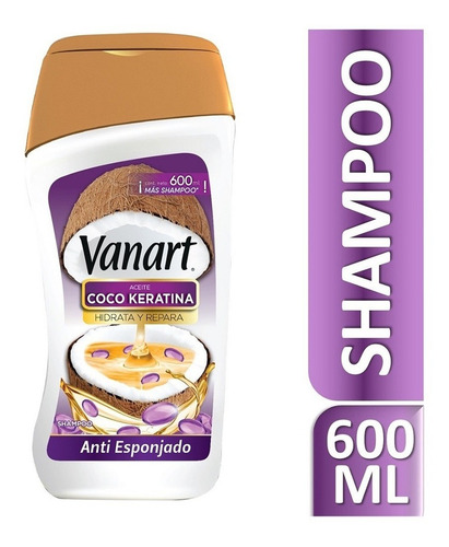 Shampoo Vanart Anti-esponjado X 600ml