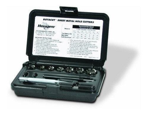 Hougen 11075 Kit Cortador Fraccional Rotacut Con Estuche