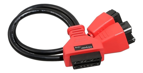 Imagen 2 de 5 de Autel Cable Adaptador Chrysler Fiat 12+8 Pin Obd2 Maxisys