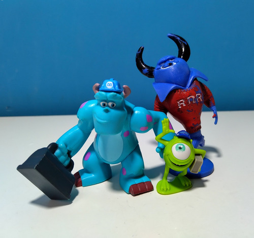 Muñecos Sullivan, Wazowski Y Worthington Mini (mnnster Inc) (Usado)