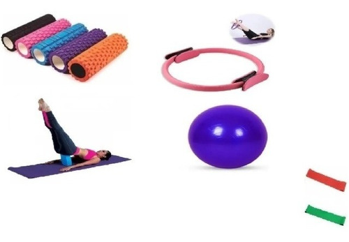 Kit Fitness De Pilates Yoga Entrenamiento Ak. Sport Smallbox