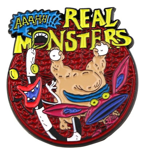 Pins Monstruos De Verdad / Real Monsters / Pines Metálicos 