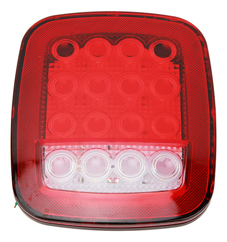 Luces Traseras Para Remolques De 12 A 24 V, 16 Led, Freno Y