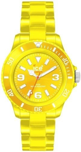 Reloj Clásico Sólido Amarillo Unisex