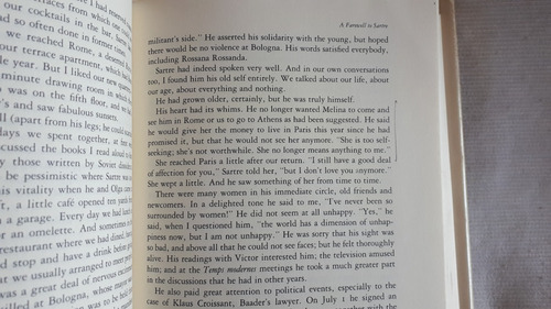 Imagen 6 de 8 de Adieux A Farewell To Sartre Simone Beauvoir Pantheon Ingles