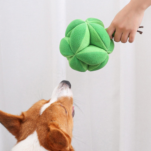 Juguete Para Perro De Peluche De Brócoli Linda Bola De Golos