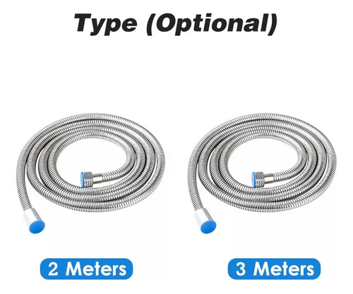 Manguera De Ducha Flexible De Acero Inoxidable, 3 Metros