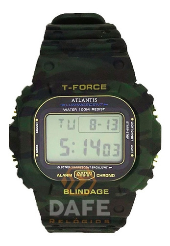 Relógio Atlantis 7305a Militar C/ Caixa E Nf