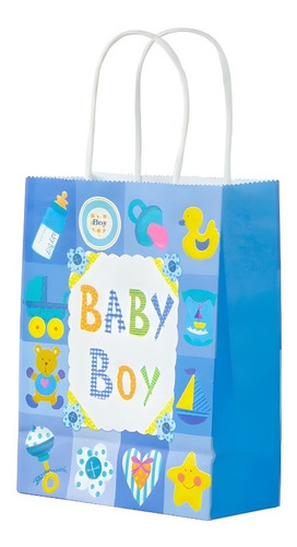 Bolsa Para Regalo Bebé Niño Baby Shower Gender Reveal Party