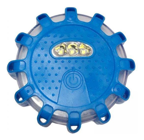 3 Led Para Carretera, Luz De Advertencia Azul