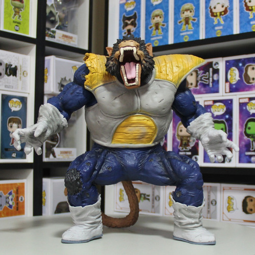 Vegeta Oosaru Dragon Ball Macaco Kit Duas Action Figure