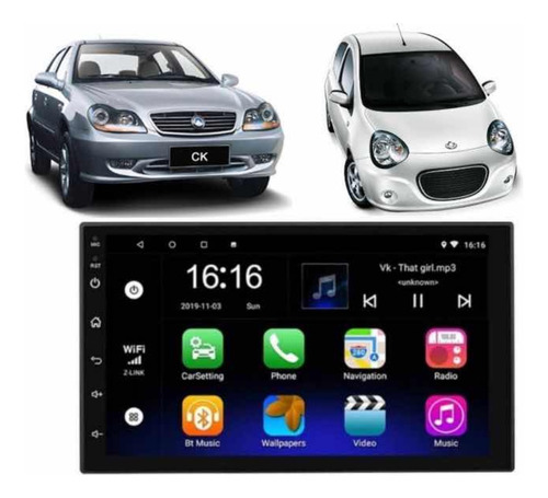 Multimedia Android 7 Geely Ck Y Gc Wifi Gps Instalada