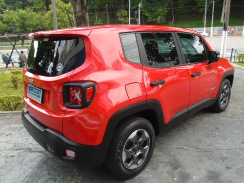 Renegade Sport 1.8 Automática 2016 Vermelha Flex Completa