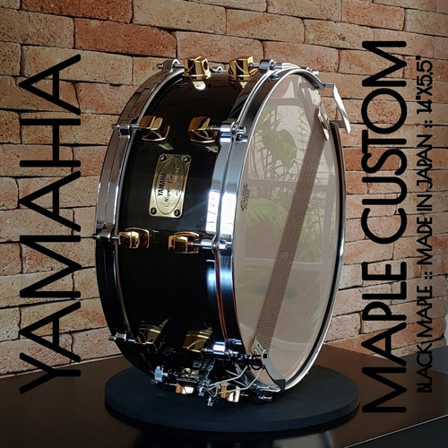 Caixa Yamaha Maple Custom, 14x5,5, Made In Japan, Ñ Ludwig