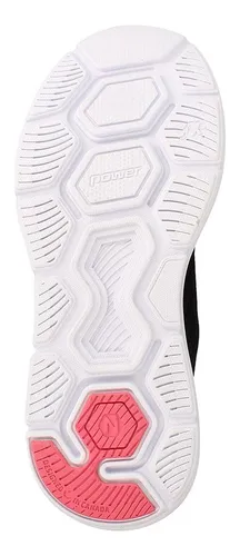 Zapatilla Power Deportiva Mujer N-walk Max Oro Negro