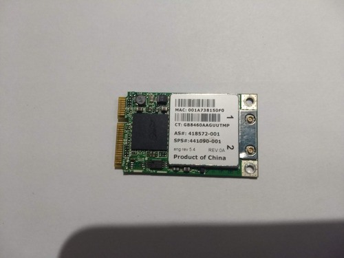 Placa Wifi Hp Broadcom Bcm94311mcghp1 802.11bg