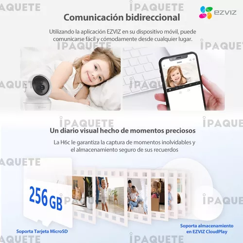 Camara De Seguridad Wifi Ip Ezviz Domo Interior 2k+