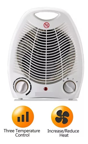 Estufa Caloventilador Eléctrico Frio Caliente C/regu 2000w