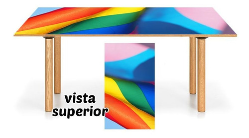 Vinilo Para Mesa Igualdad Gay Colores Univerrsal Vinil M3