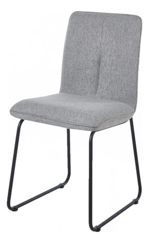 Silla Frosta Tess Thea Tapizada Nordica Con Patas De Acero Emuebles