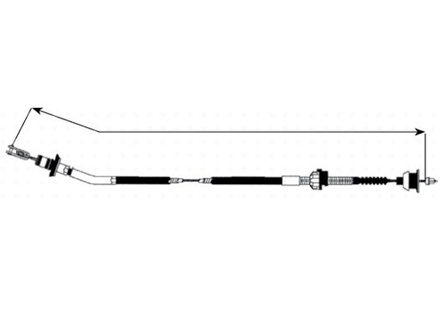 Chicote Embrague Honda Civic 1988 - 1991 1.5l Cahsa