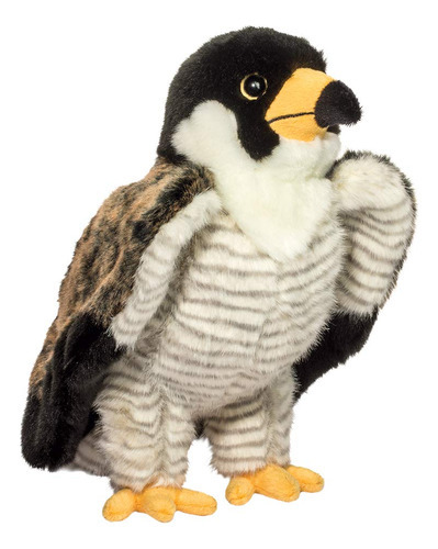 Douglas Houston Peregrine Falcon - Animal De Peluche Color White / black / brown / yellow