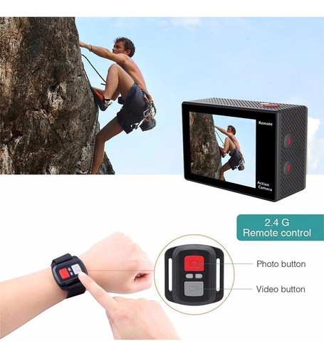 Câmera Eken H9r 4k Original Wifi Visor Controle Prova D'agua