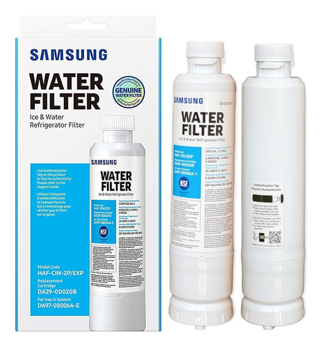 2pack Filtro Agua Original Samsung Da29-00020b Haf-cin/exp