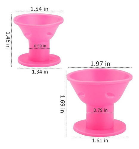 * . Hair Roller Plancha De Pelo Silicona 40 Unidades