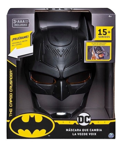 Mascara De Batman Visor Cambia Voz 15 Sonidos Caffaro 7808