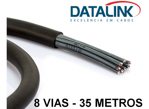 Multicabo 8 Vias Datalink - 35 Metros