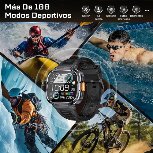 Smartwatch Hombres Relojes Inteligente Llamada Bluetooth