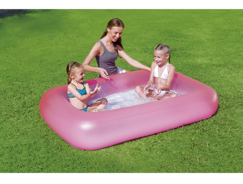 Imagen 4 de 6 de Pileta Inflable Bestway 51115 Rectangular Bebes 102 Lt
