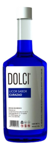 Pack De 2 Licor Dolci De Curazao Blue 1 L