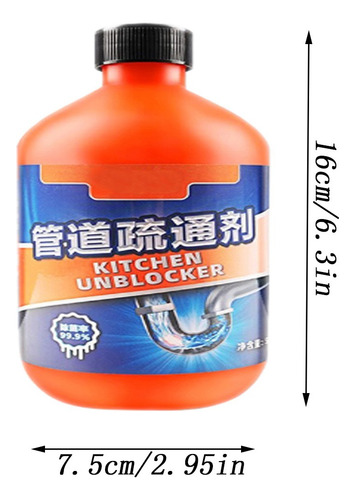 Agente De Dragado Y, 300 Ml, 500 Ml, Desbloqueador De Cocina