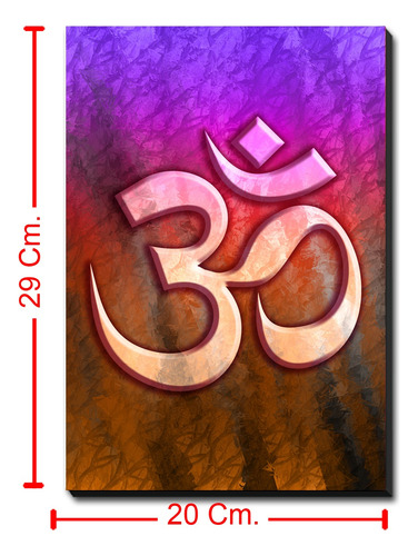 Om Mantra Símbolo Hinduismo Mural Decorativo Esotérico
