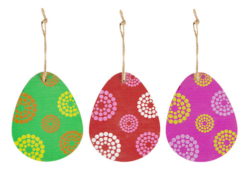 Colorido Colgante De Madera G Para Decoración De Pascua, Dis