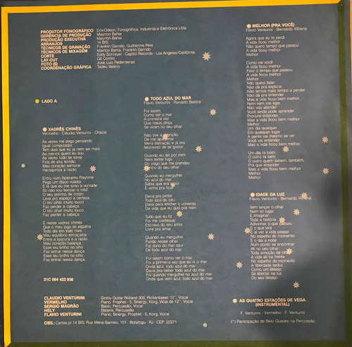 Lp 14 Bis - A Idade Da Luz - Com Poster E Encarte - Mv (Usado)