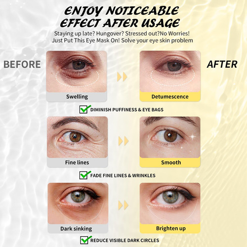 Parches Ojos Maskiss (28 Pares), Set Regalo 4 Colores Para