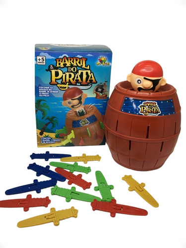 Jogo de mesa Barril pirata Grande Art Brink ZFT135