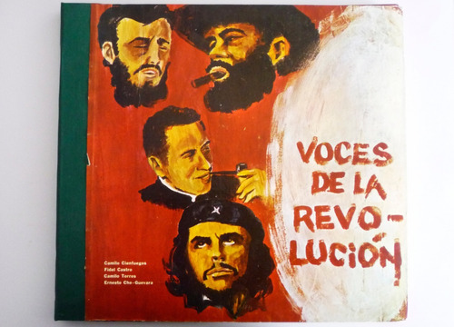 Voces De La Revolucion - Fidel Castro - Lp Vinilo Acetato   