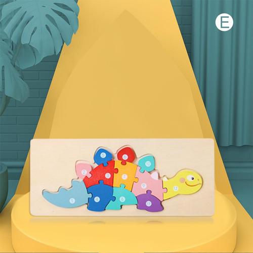 Blocos De Quebra-cabeça 3d Infantil Jigsaw Montessori E