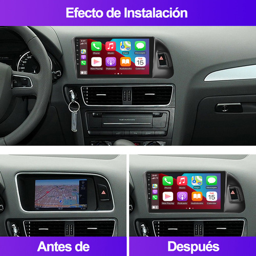 Z Estéreo De 9 Coches 2+64 G Carplay Gps Para Audi Q5